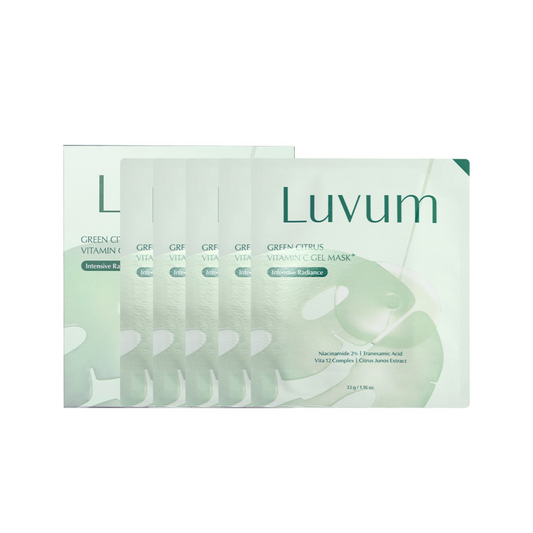 Produktbilde av 5 stk Luvum Green Citrus Vitamin C Gel Mask