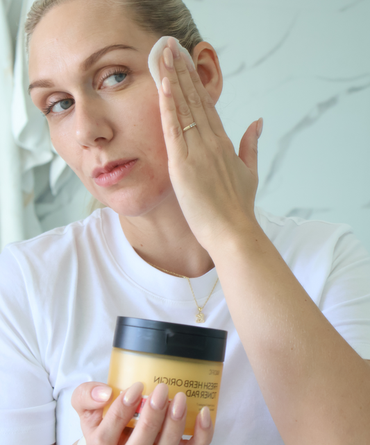 NACIFIC Fresh Herb Origin Toner Pad (60stk) - Fukter og styrker hudbarrieren