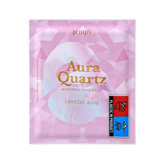 Produktbilde av Petitfee Aura Quartz Hydrogel Ansiktsmasker Crystal Rose