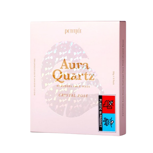 Produktbilde av Petitfee Aura Quartz Hydrogel Ansiktsmasker Crystal Rose