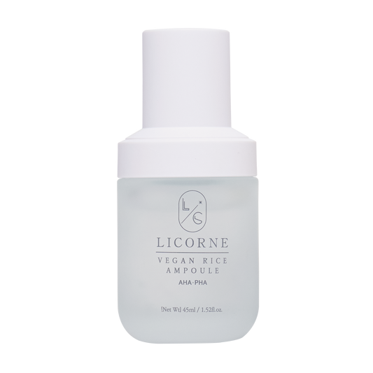Produktbilde av Licorne vegan rice ampoule med AHA og PHA