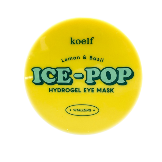 Koelf Hydrogel Øyemasker Ice-Pop - Sitron og Basilikum (60 stk)