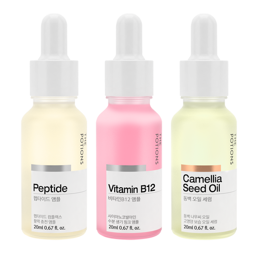For en uslåelig glød med the potions peptide, vitamin b12 og camellia seed oil - KaRebeauty