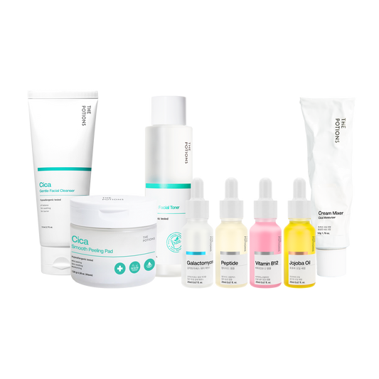 Hudpleierutine med produkter fra The Potions