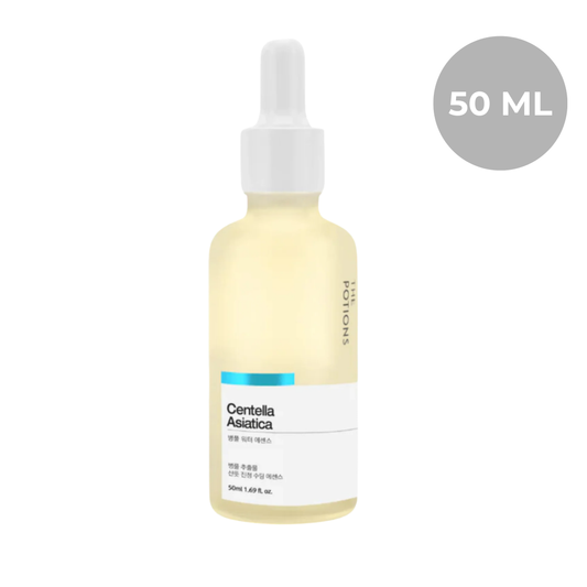 The Potions Centella Asiatica Water Essens (50ml) - Helbredende og foryngende. Reduserer akne, psoriasis og eksem