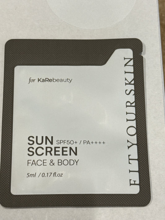 Produktbilde av FitYourSkin Sunscreen Face&Body med SPF50+ og PA++++