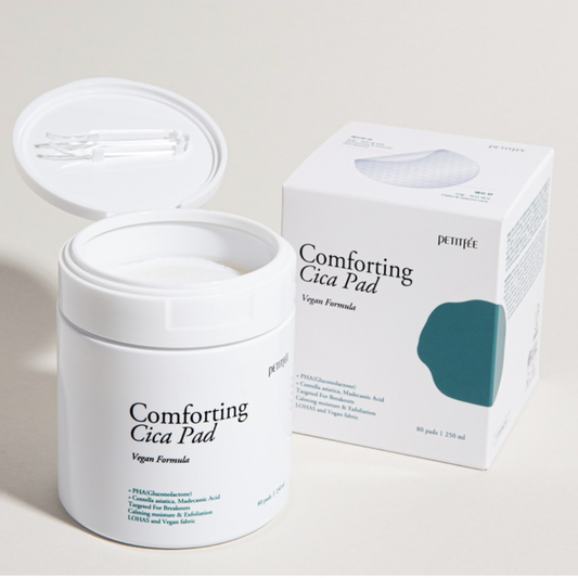 Bilde av emballasjen til Petitfee Comforting Cica Pads