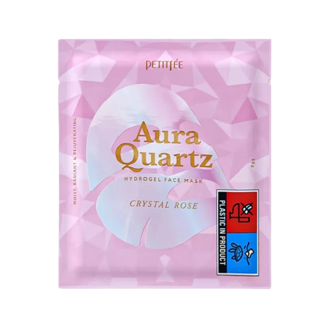 Auraquartz Hydrogel ansiktsmasker Crystal Rose (1stk)