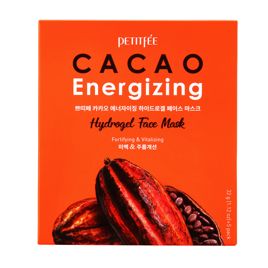 Petitfee Energizing Kakao Hydrogel Ansiktsmaske (5stk)