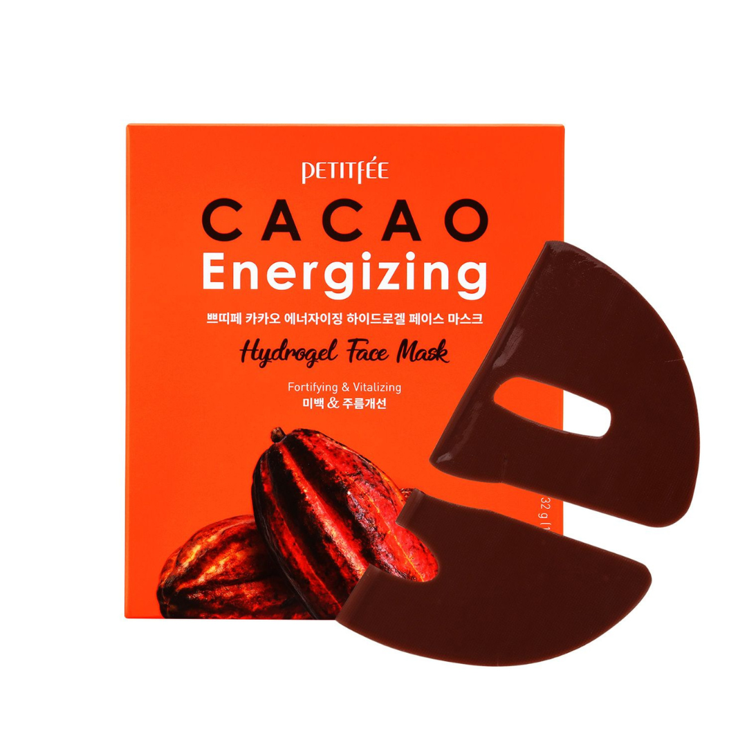 Petitfee Energizing Kakao Hydrogel Ansiktsmaske (1stk)