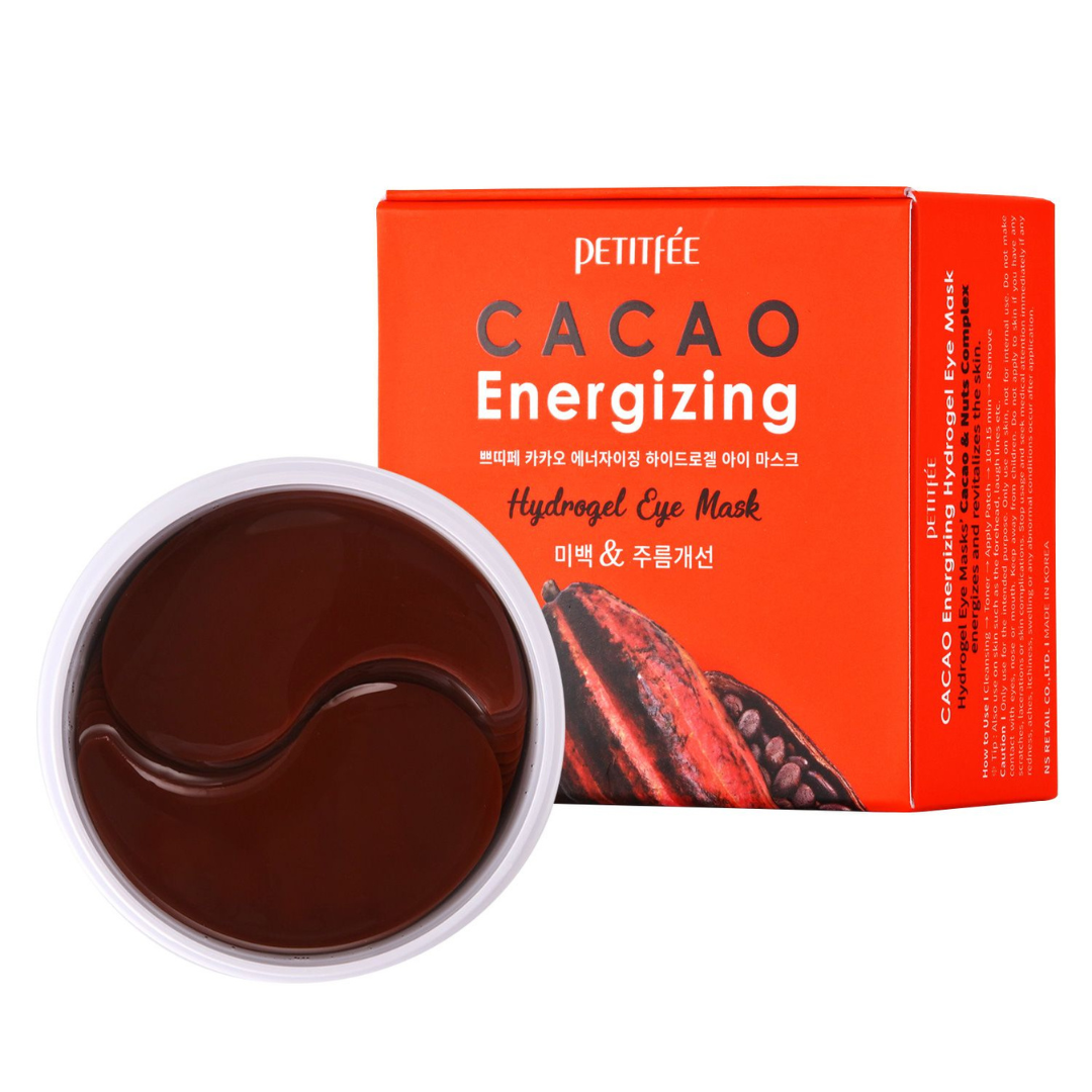 Petitfee Energizing Kakao øyemasker (60 stk)